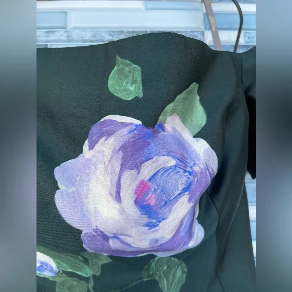 Lela Rose Off-Shoulder Midi Dress .FLASH SALE - Picture 4 of 14